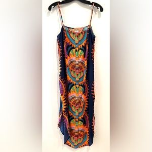 Mara Hoffman button down midi Dress. size S.
Excellent condition! Aztec print